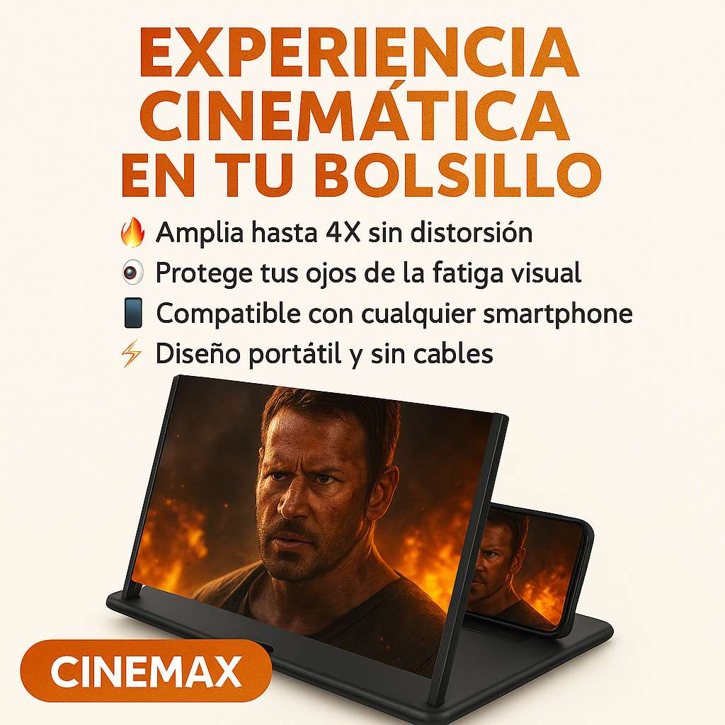 CINEMAX® -Amplificador Pantalla para Teléfono